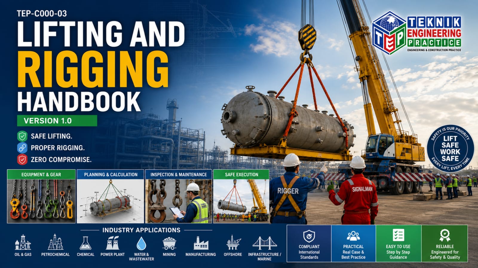 Thumbnail for TEP-C000-03 LIFTING AND RIGGING HANDBOOK